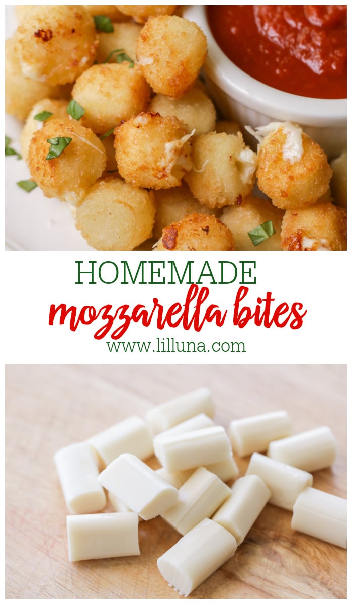 Mozzarella Bites {aka Fried Mozzarella Balls!} Lil' Luna