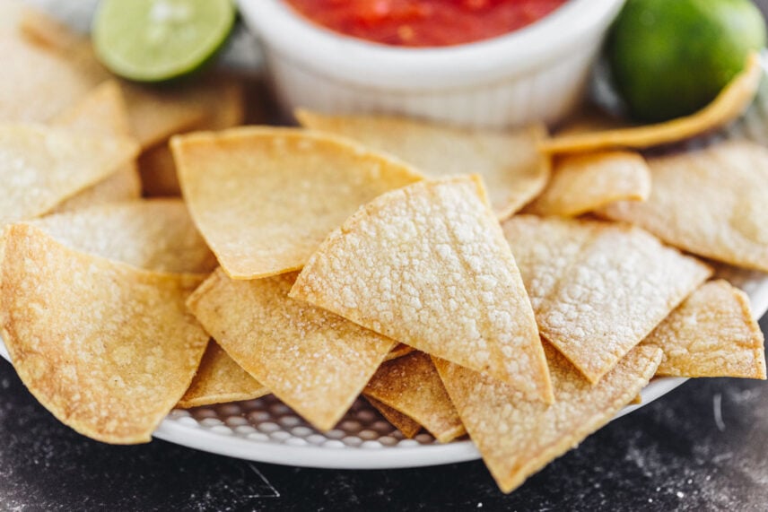 Baked Tortilla Chips Recipe {Yummy + Less Calories!} Lil' Luna