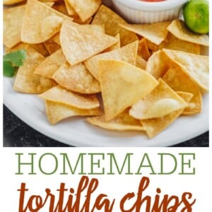 Homemade Tortilla Chips {Quick + Easy!}