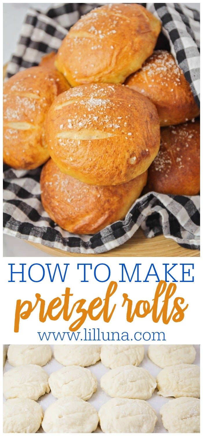 Homemade Pretzel Rolls Recipe {Soft and Chewy} Lil' Luna