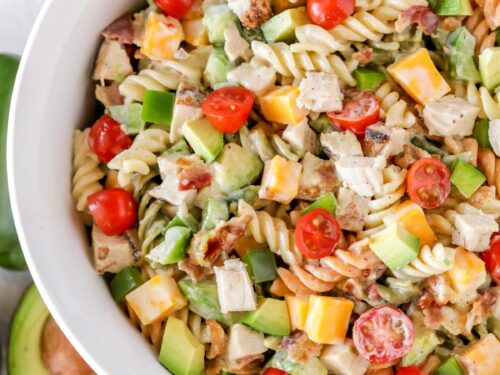 Chicken Pasta Salad Recipe Quick Easy Lil Luna