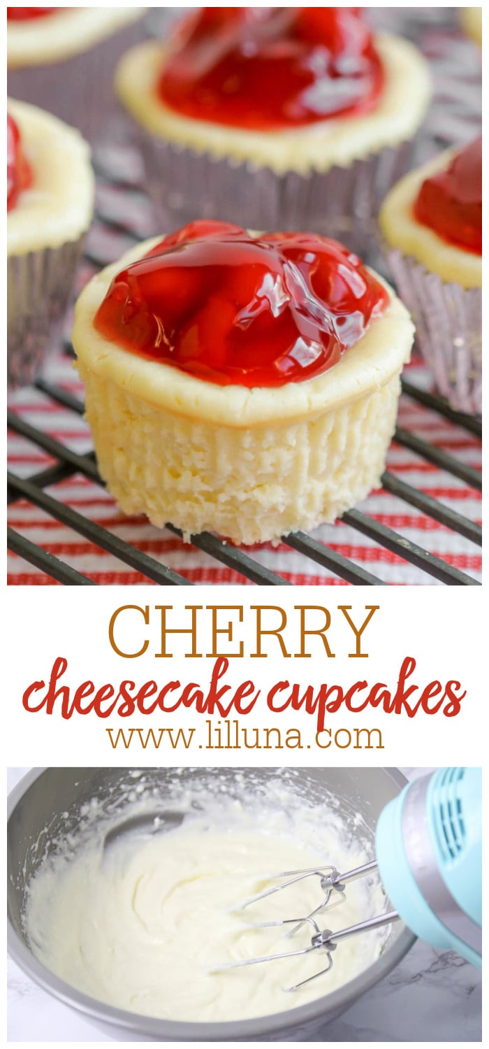 Easy Cherry Cheesecake Cupcakes Recipe Lil' Luna