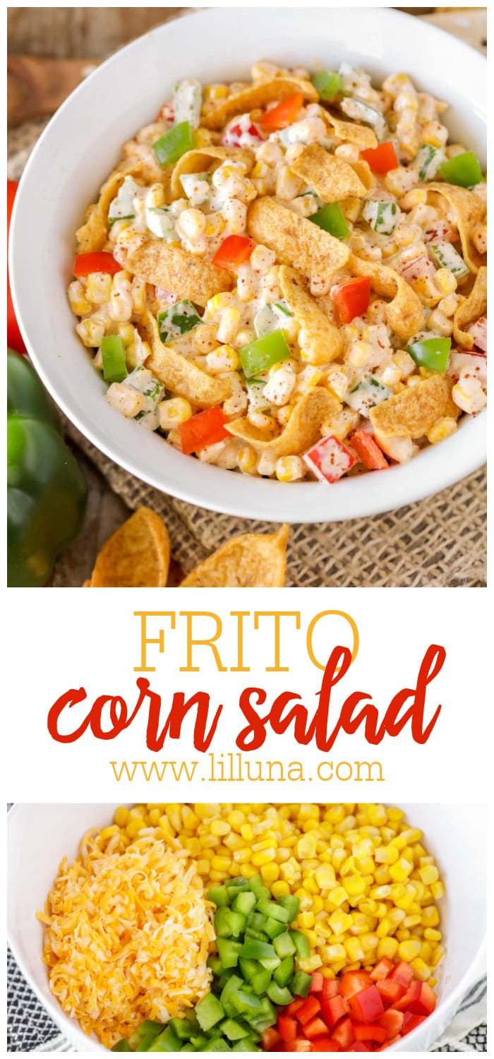 Frito Corn Salad {SO Easy + VIDEO} Lil' Luna