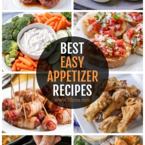 25+ Easy Appetizers {Quick, Simple, Few Ingredients} | Lil' Luna