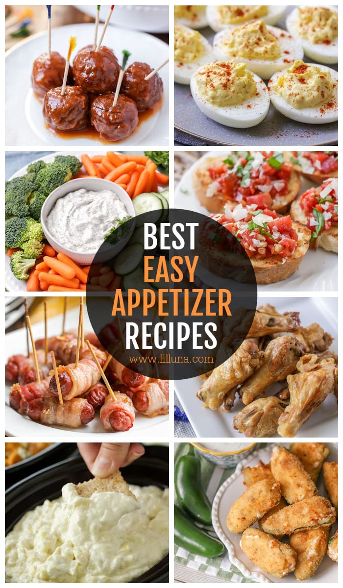 Easy Appetizers {Quick, Simple, Few Ingredients} | Lil' Luna