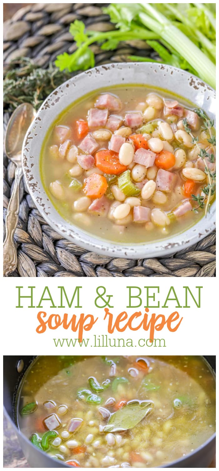 Easy Ham And Bean Soup {30 Minute Meal} 