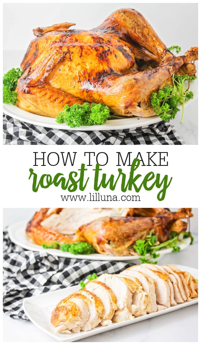 The BEST Roast Turkey Recipe {with Herb Glaze} | Lil' Luna