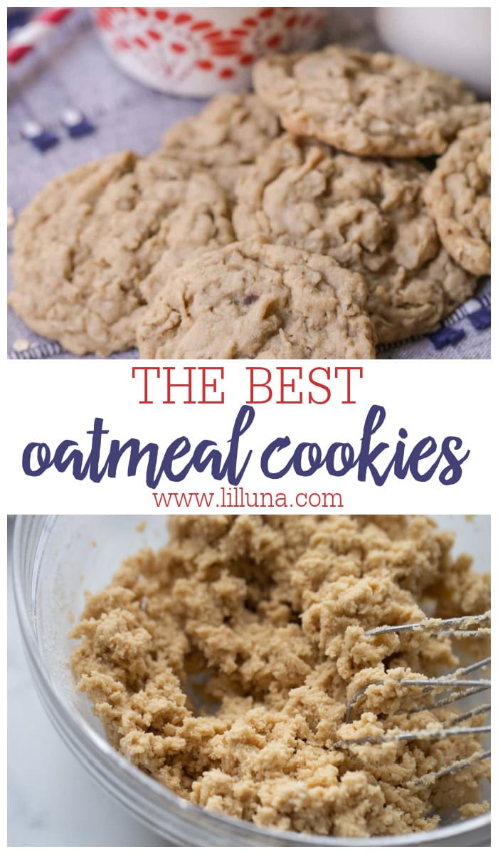 The Best And Easiest Oatmeal Cookies Recipe Lil Luna