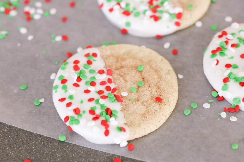 Christmas Snickerdoodles | Lil' Luna