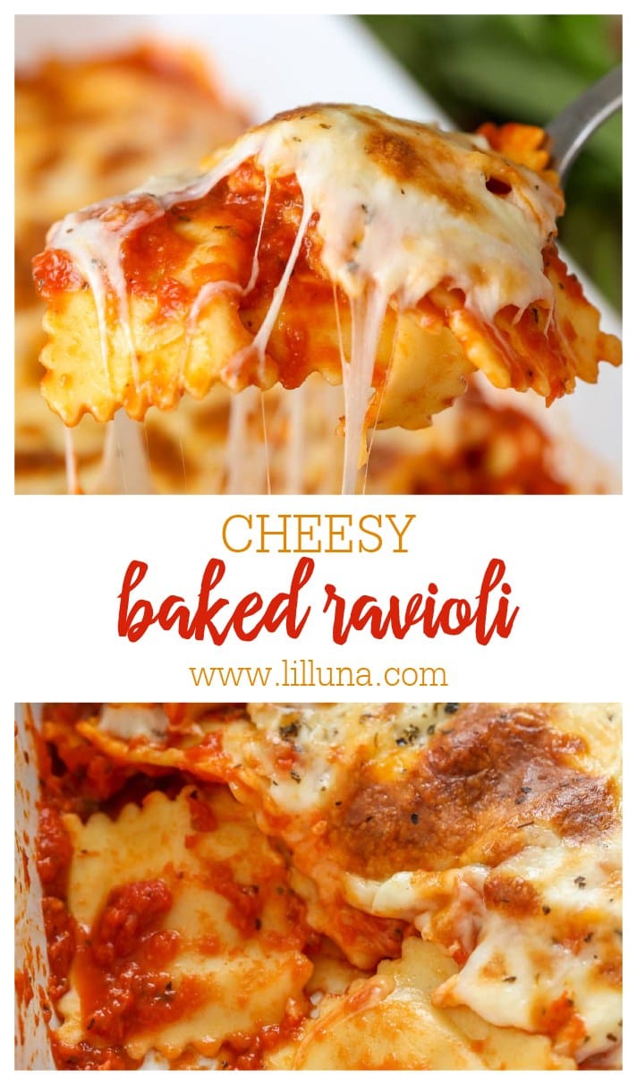 Baked Ravioli {Ready in 20 Minutes!} | Lil' Luna