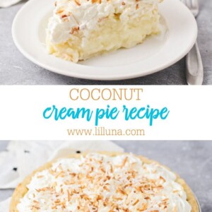 Classic Coconut Cream Pie {+VIDEO} | Lil' Luna