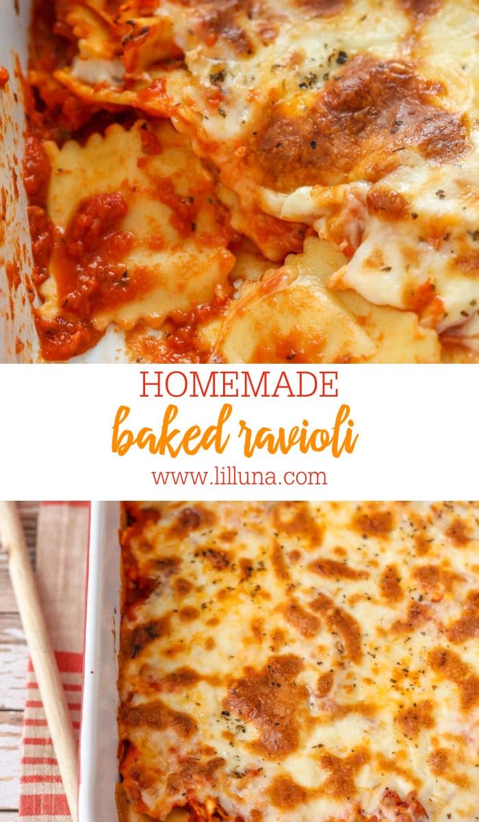 Baked Ravioli {Ready in 20 Minutes!} | Lil' Luna