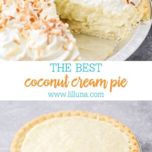 Classic Coconut Cream Pie {+VIDEO} | Lil' Luna