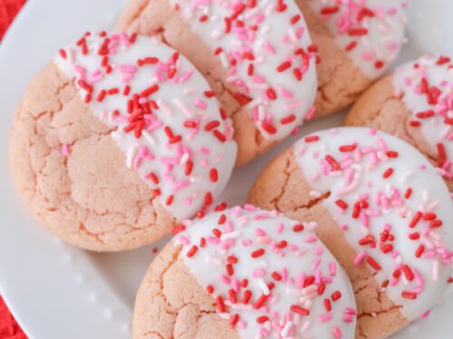 White Chocolate Dipped Sugar Cookies – Recipe from Yummiest Food Cookbook
