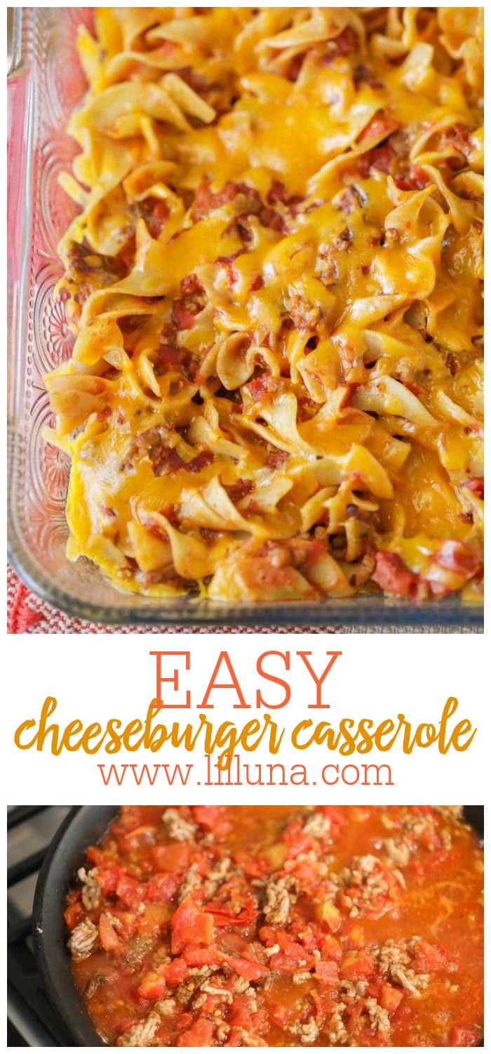 Cheeseburger Casserole Recipe {Quick & Easy} | Lil' Luna