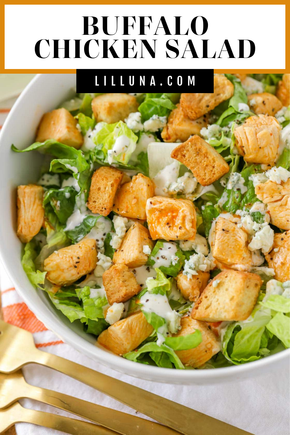 Buffalo Chicken Salad With Homemade Dressing Video Lil Luna 5036