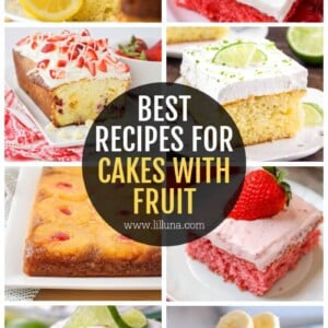 BEST Cakes with Fruit {20+ Cake Recipes!}