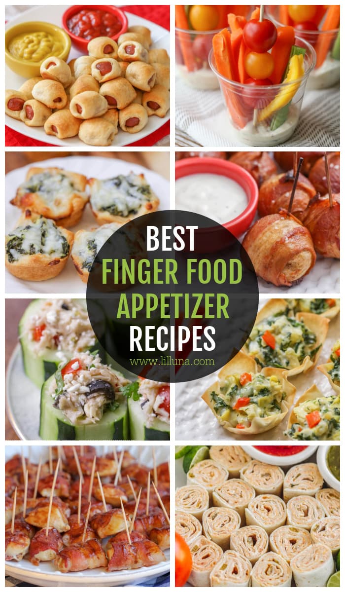 Finger Food Appetizers {No hassle and easy to eat!} | Lil' Luna