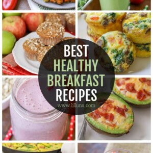 35+ Healthy Breakfast Ideas {Smoothies, Eggs, Muffins + More!} | Lil' Luna