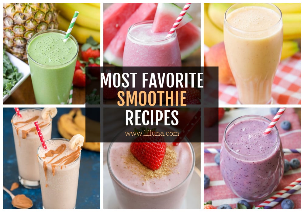 BEST Breakfast Smoothie Recipes {Healthy & Delicious!} | Lil' Luna
