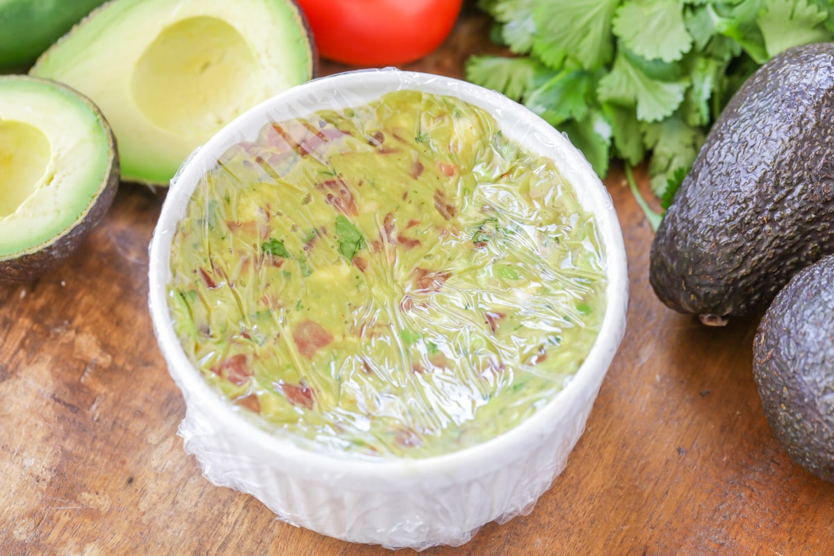 How to store guacamole process picture.