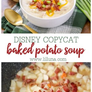 Loaded Baked Potato Soup from Disneyland's Carnation Cafe!