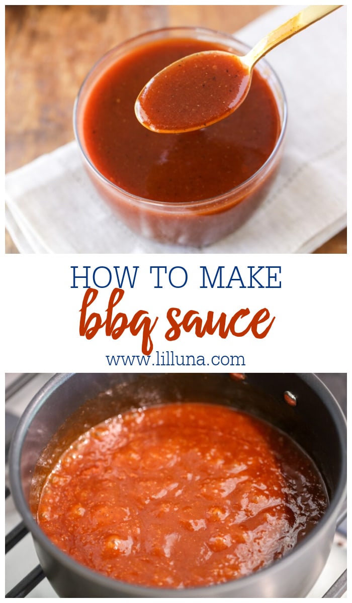 Homemade BBQ Sauce Recipe {It's Easy!} Lil' Luna