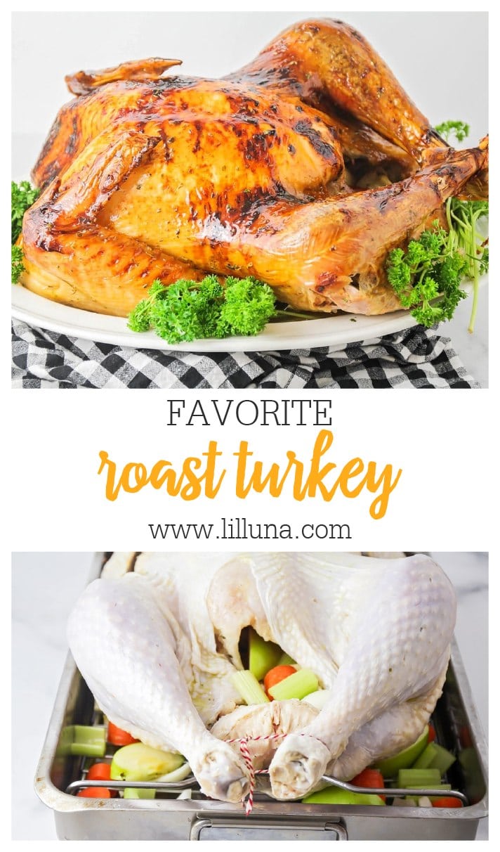 The BEST Roast Turkey Recipe {with Herb Glaze} | Lil' Luna