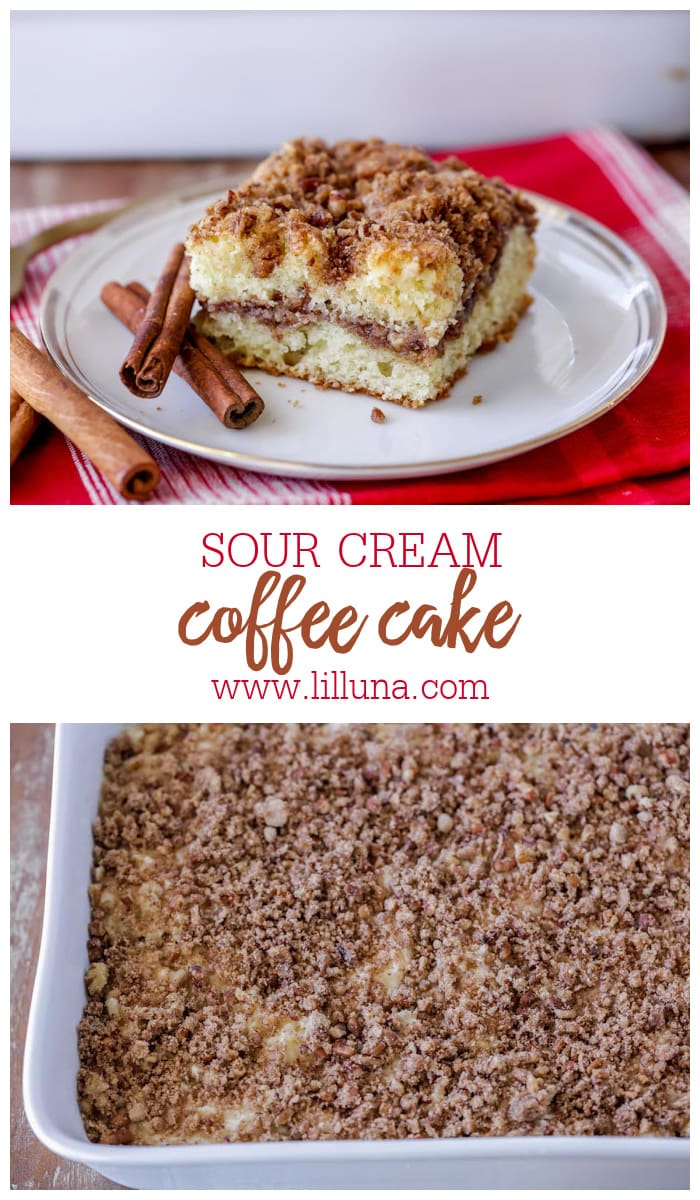Sour Cream Coffee Cake - Lil' Luna