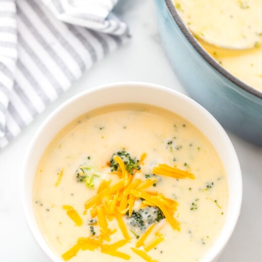 BEST Broccoli Cheese Soup Recipe | Lil' Luna