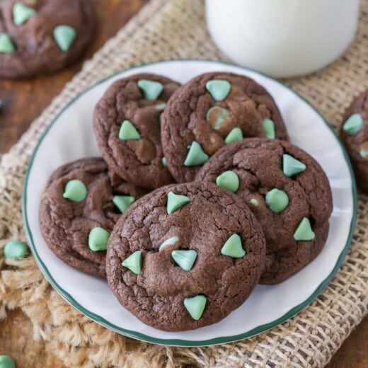 Chocolate Mint Cookies {In 15 Minutes!} | Lil' Luna