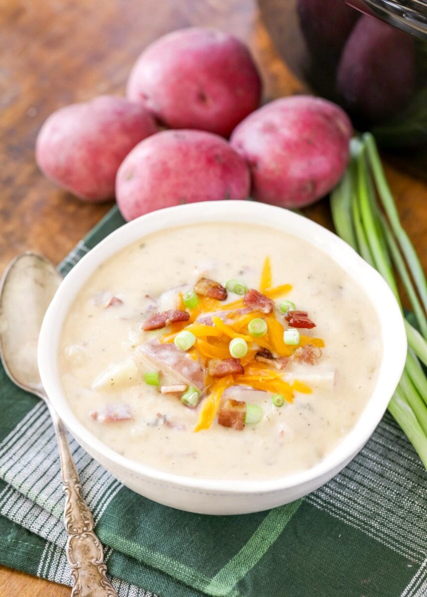 EASY Crockpot Baked Potato Soup | Lil' Luna