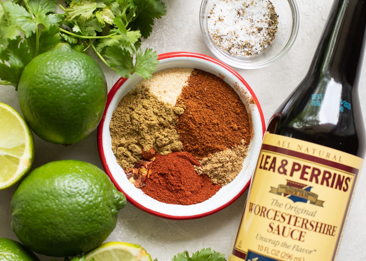 Fajita Seasoning blend ingredients.