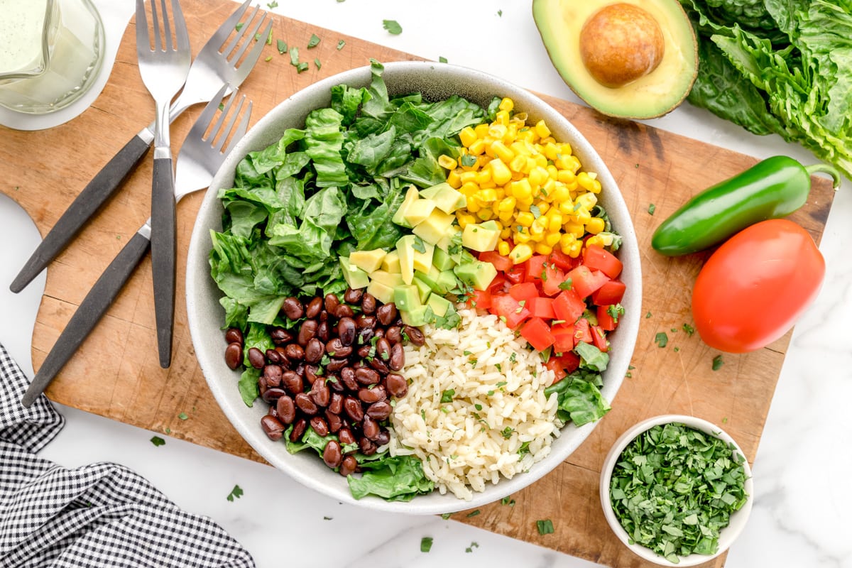 Easy Homemade Burrito Bowl - Fresh and Healthy