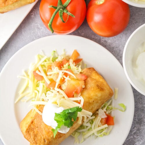 Skinny Chimichangas Recipe - Flavorite