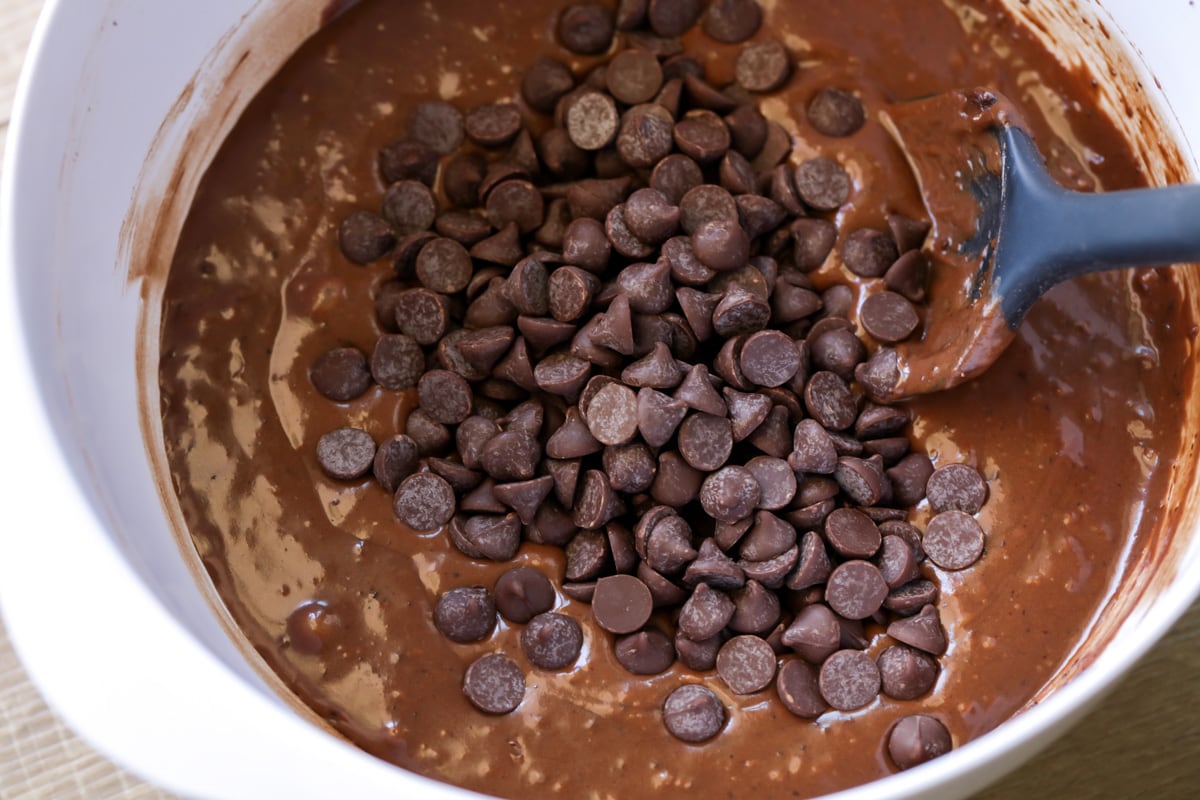 Batter for chocolate waffles