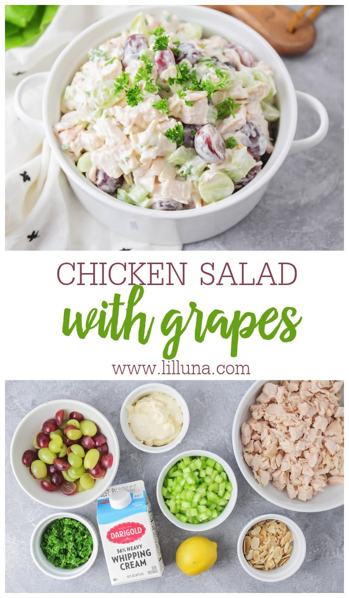 Chicken Salad with Grapes | Lil' Luna