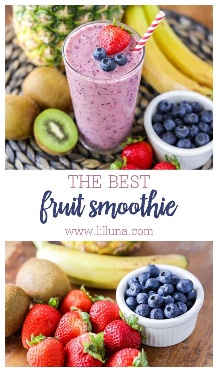 The BEST Fruit Smoothie Recipe | Lil' Luna