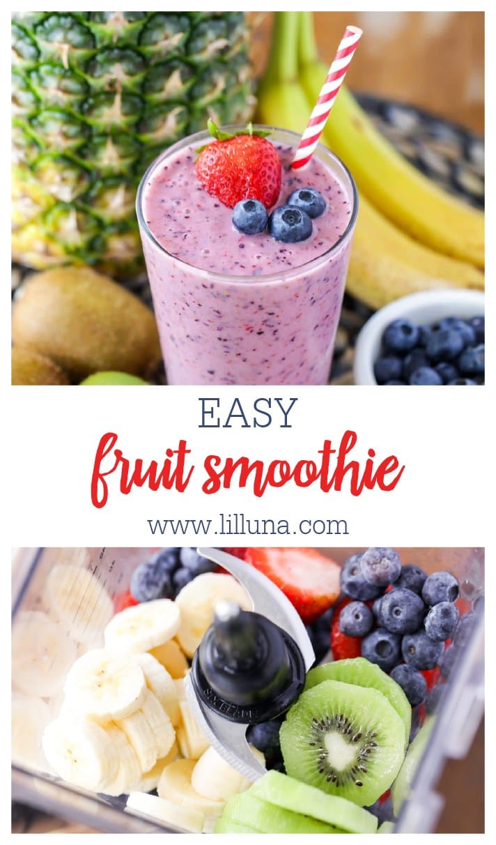 The BEST Fruit Smoothie Recipe | Lil' Luna