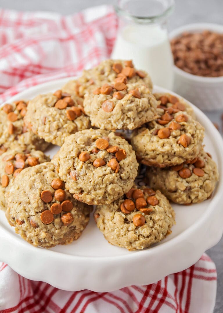 Cinnamon Oatmeal Cookies {With Cinnamon Chips} | Lil' Luna