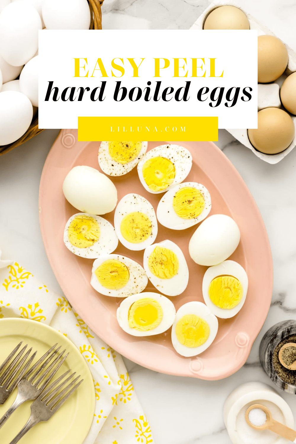 Easy Peel Hard Boiled Eggs 4 Methods! | Lil' Luna