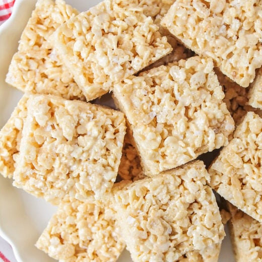 Browned Butter Rice Krispie Treats | Lil' Luna