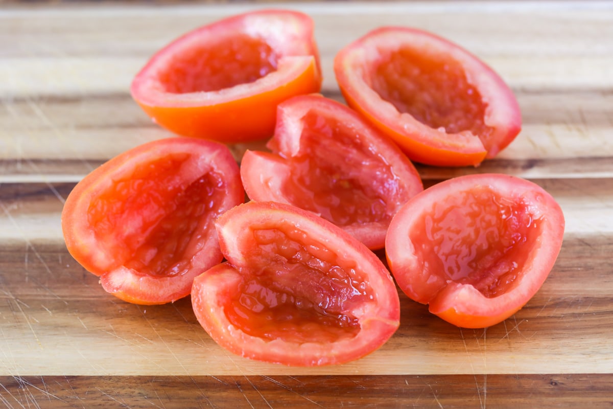 Roma tomatoes for bruschetta recipe