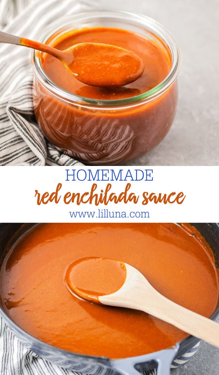 Homemade Enchilada Sauce {+VIDEO} Lil' Luna