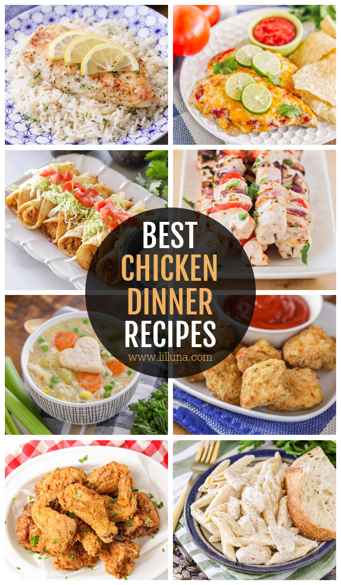 With so many chicken dinner ideas, varying flavors, and differing ...