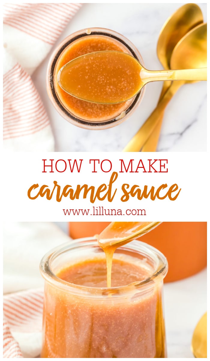 Homemade Caramel Sauce {Quick + Easy!} | Lil' Luna