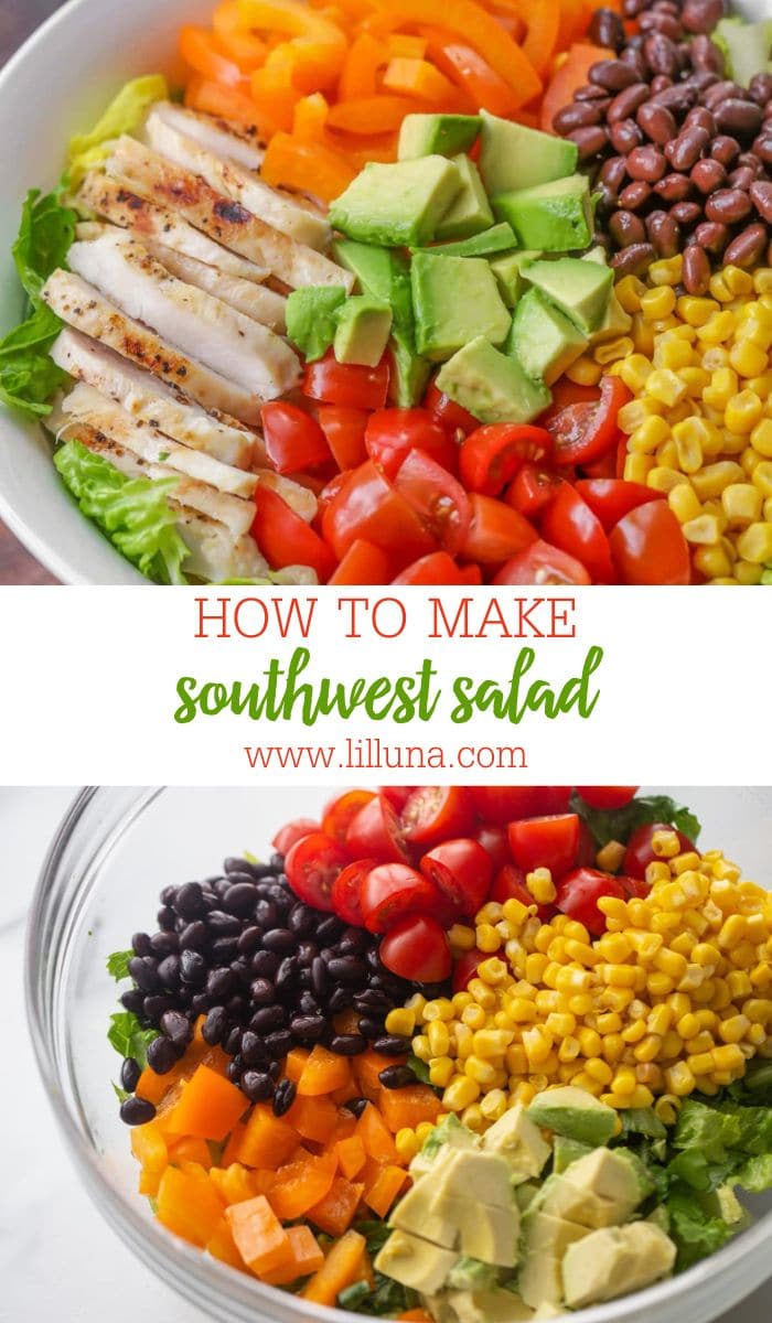 Southwest Salad With Cilantro Ranch Dressing Video Lil Luna 5202