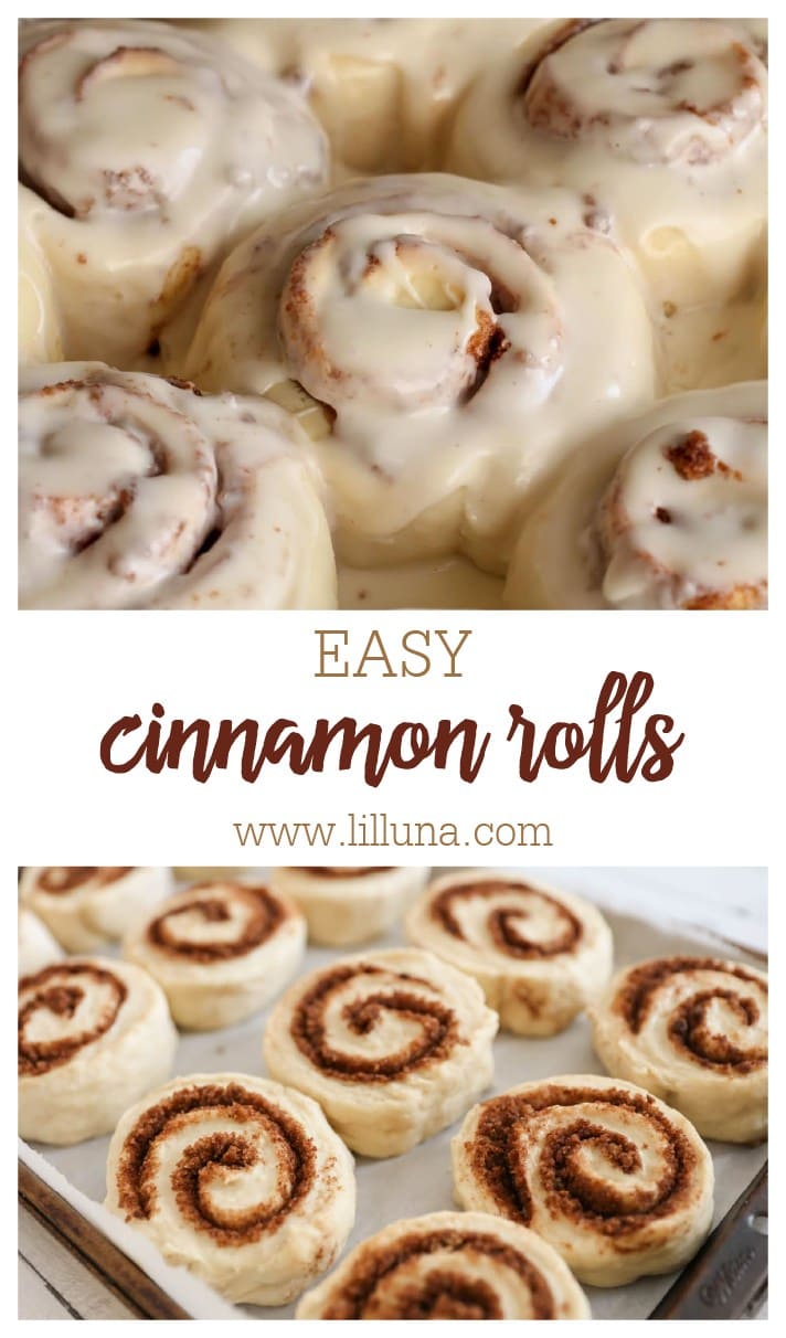 Quick + Easy Cinnamon Rolls {+VIDEO} | Lil' Luna