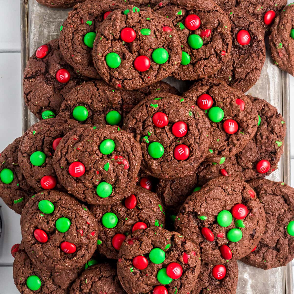 Chocolate Christmas Cookies | Lil' Luna