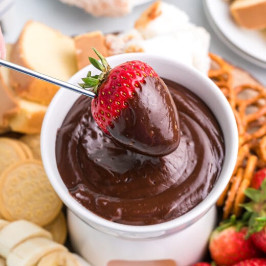 No-Fail Chocolate Fondue | Lil' Luna